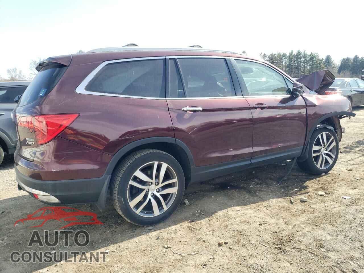 HONDA PILOT 2017 - 5FNYF6H96HB014943