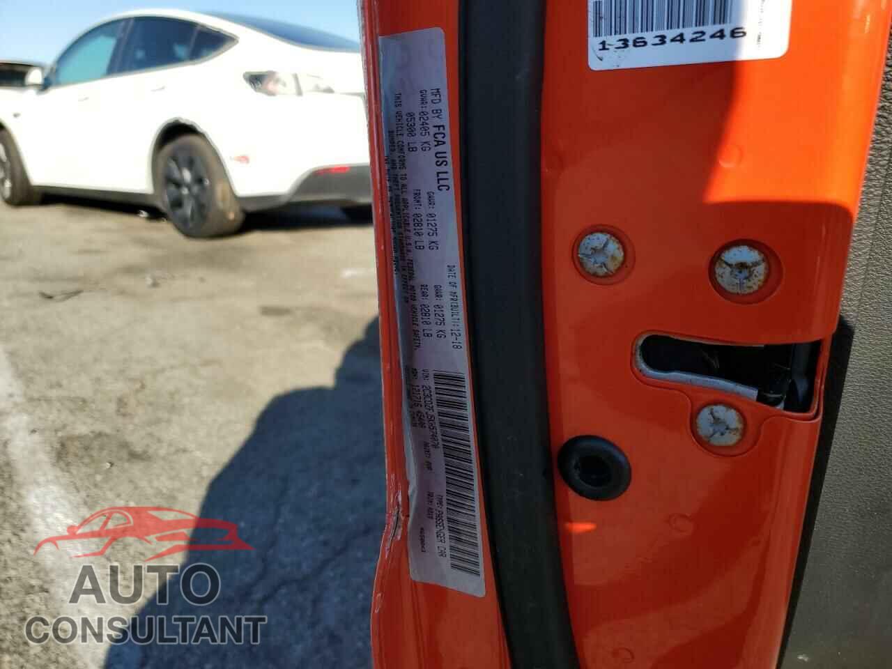 DODGE CHALLENGER 2019 - 2C3CDZFJ5KH574070