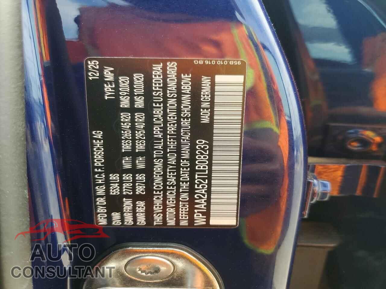 PORSCHE MACAN 2026 - WP1AA2A52TLB08239