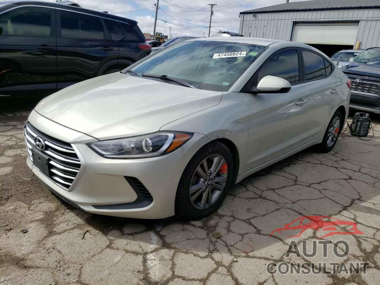 HYUNDAI ELANTRA 2017 - KMHD84LF6HU427474