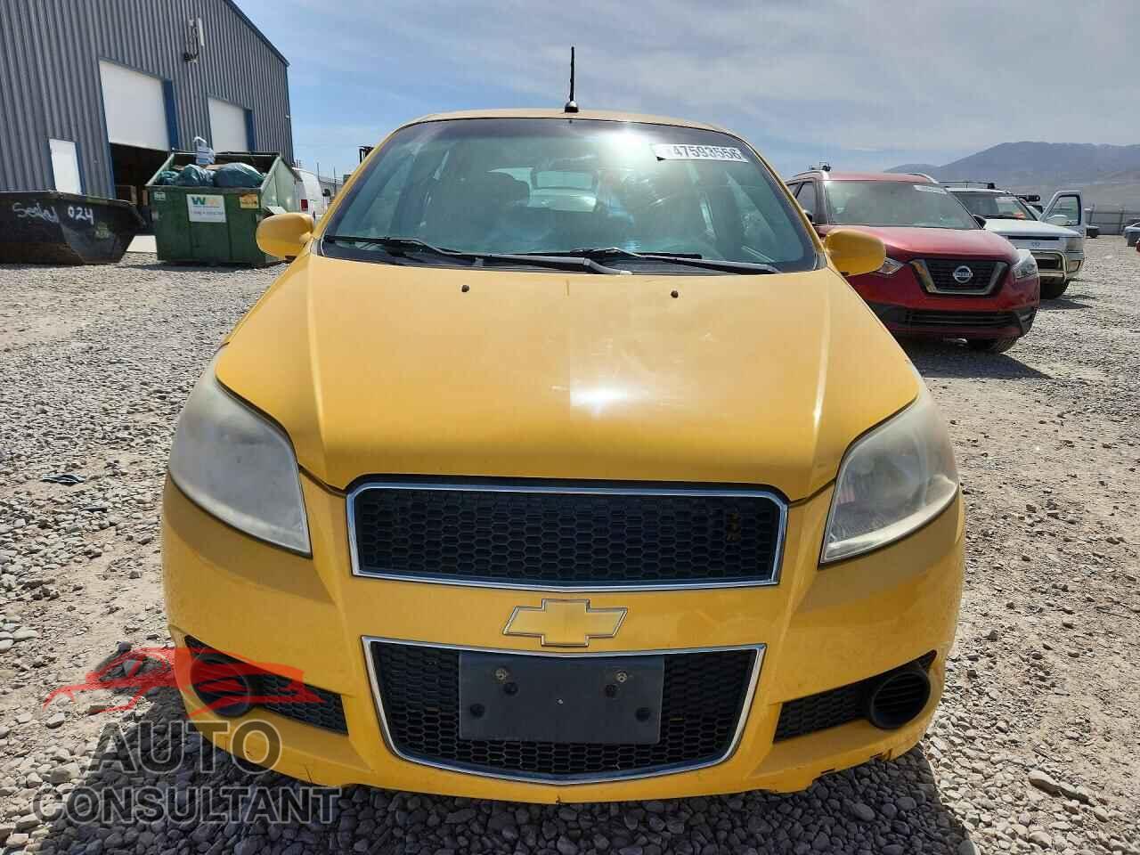 CHEVROLET AVEO 2009 - KL1TD66E19B664145
