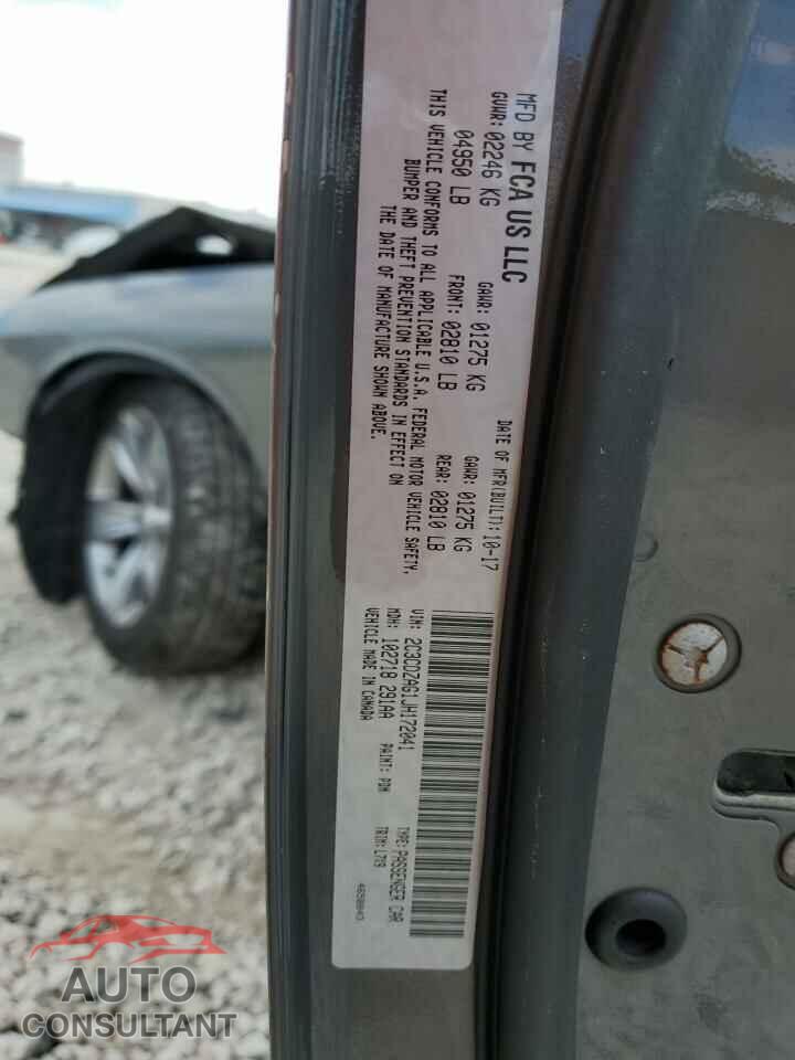 DODGE CHALLENGER 2018 - 2C3CDZAG1JH172041