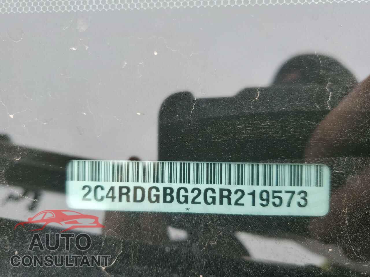 DODGE CARAVAN 2016 - 2C4RDGBG2GR219573