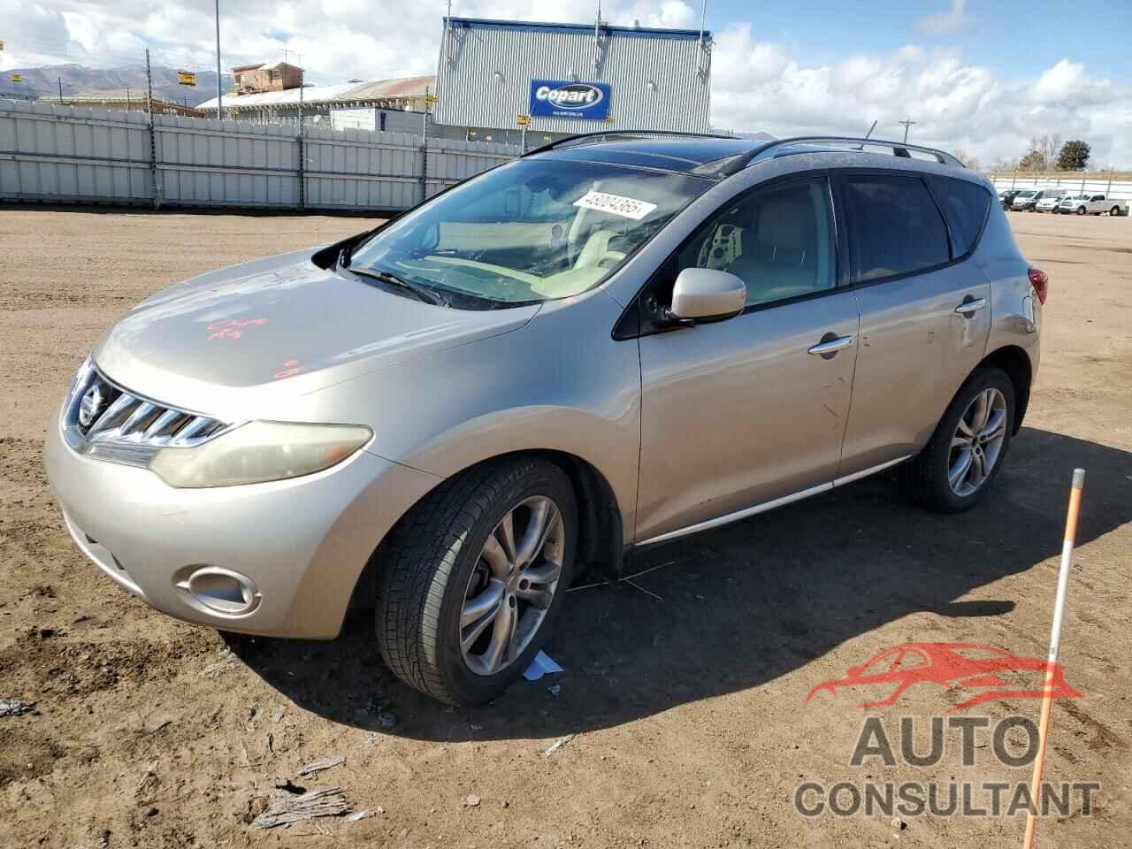 NISSAN MURANO 2010 - JN8AZ1MUXAW004072