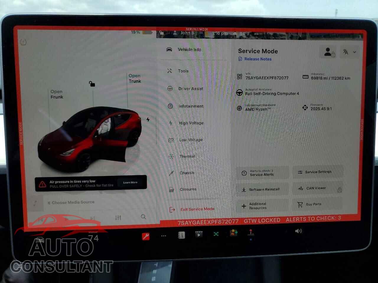 TESLA MODEL Y 2023 - 7SAYGAEEXPF872077