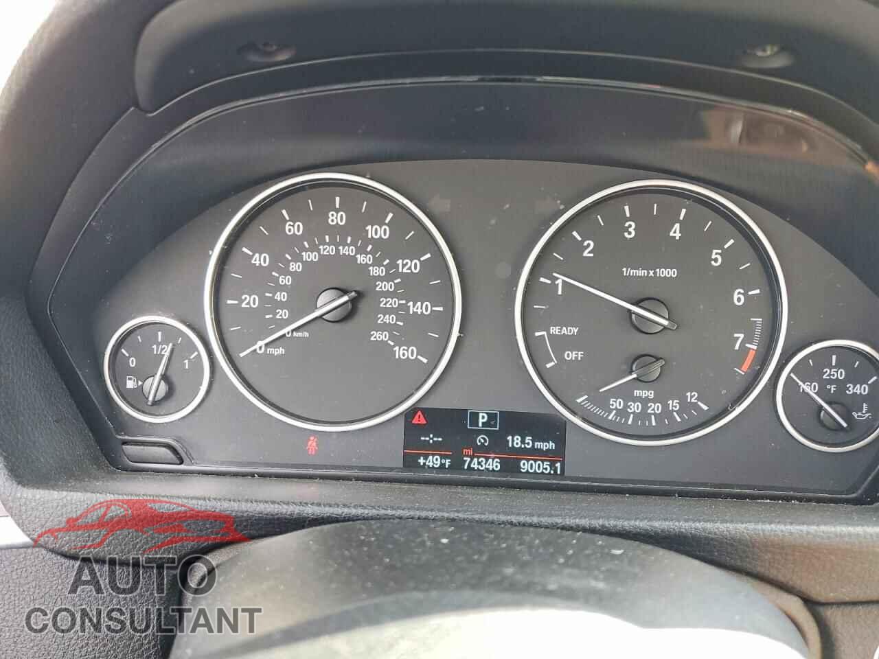 BMW 3 SERIES 2015 - WBA3B1C50FP831189