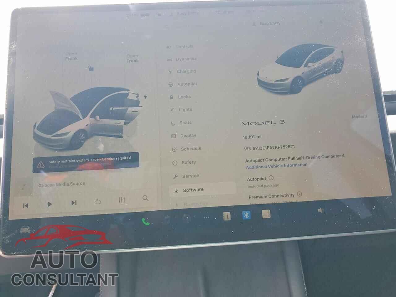 TESLA MODEL 3 2024 - 5YJ3E1EA7RF752671