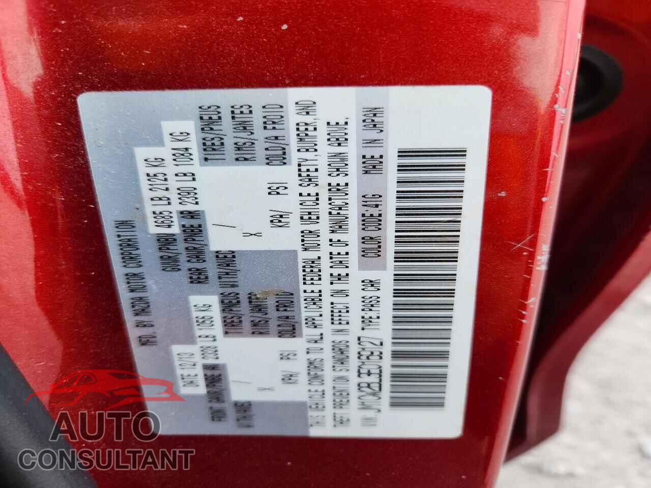 MAZDA 5 2014 - JM1CW2BL3E0169127