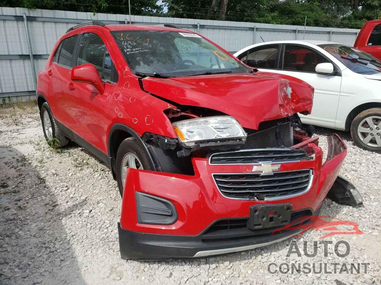 CHEVROLET TRAX 2016 - KL7CJLSB2GB599361