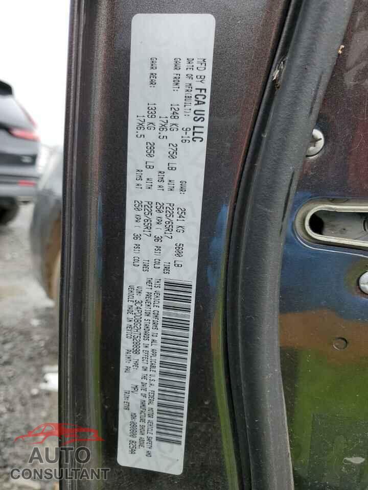 DODGE JOURNEY 2017 - 3C4PDDBG2HT528898