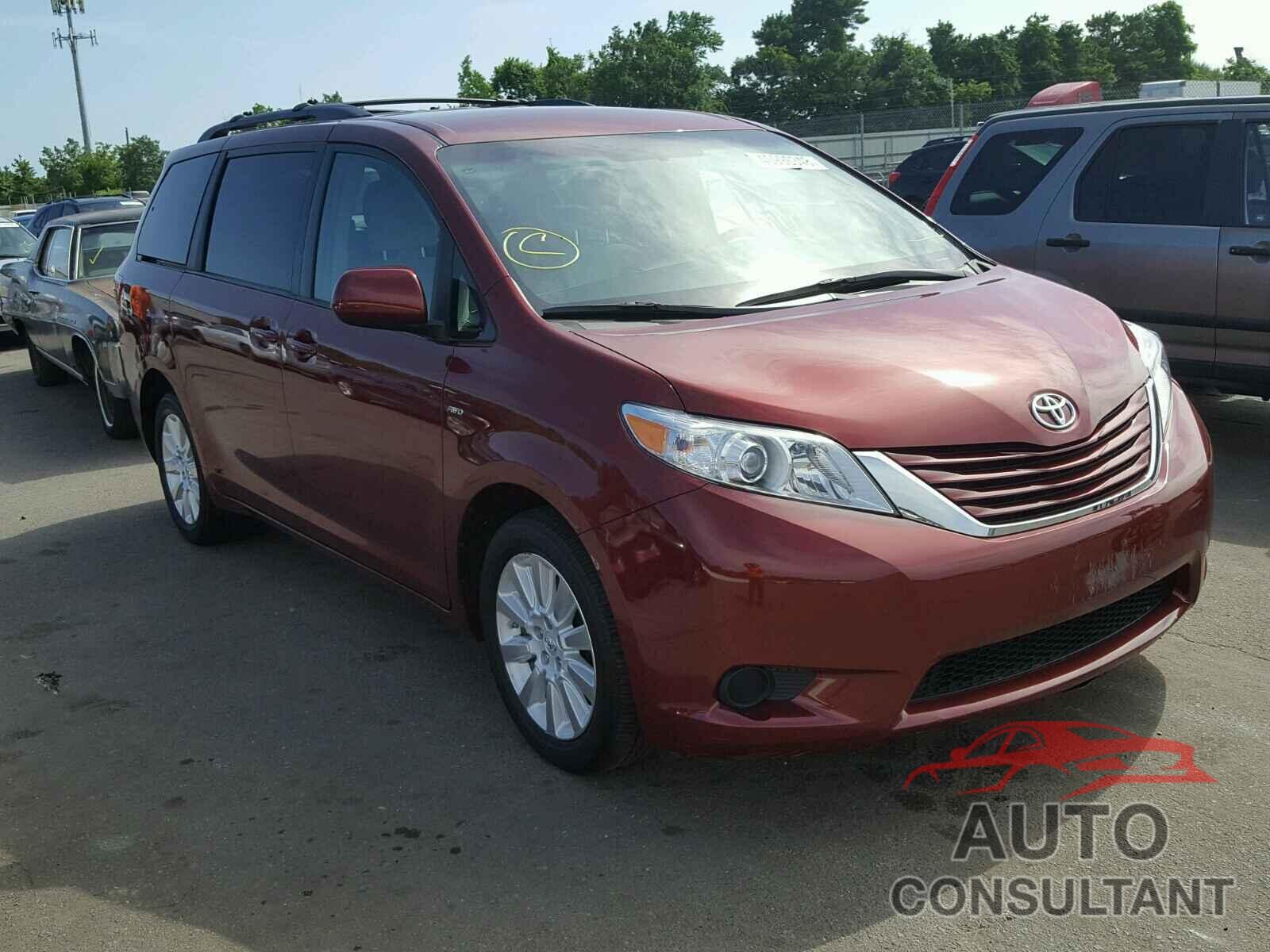 TOYOTA SIENNA 2017 - 5TDJZ3DC3HS149852