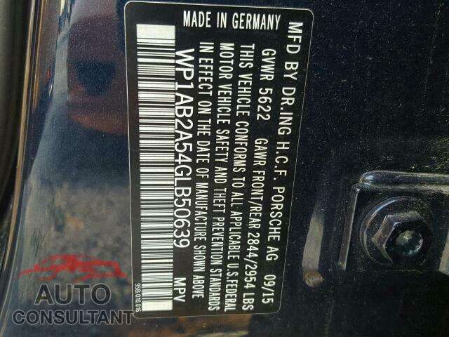 PORSCHE MACAN S 2016 - WP1AB2A54GLB50639
