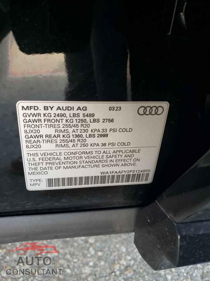 AUDI Q5 2023 - WA1FAAFY2P2124855