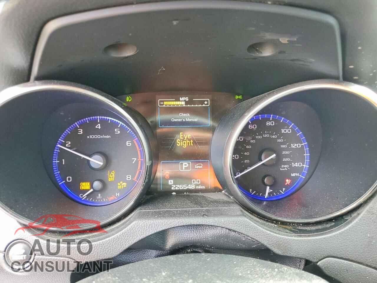 SUBARU OUTBACK 2016 - 4S4BSBFC9G3242550