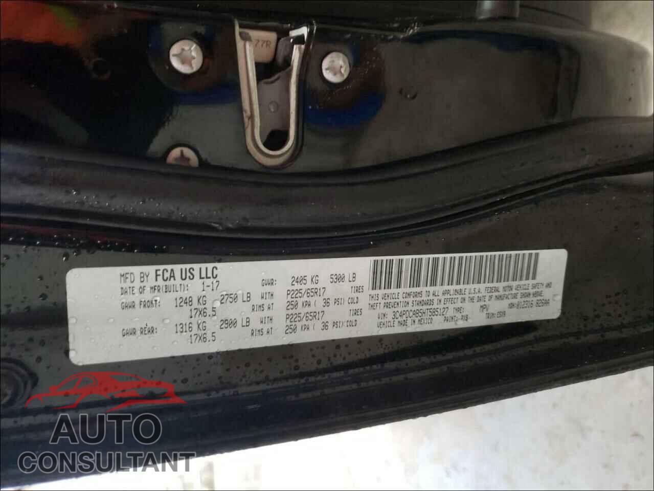DODGE JOURNEY 2017 - 3C4PDCAB5HT585127
