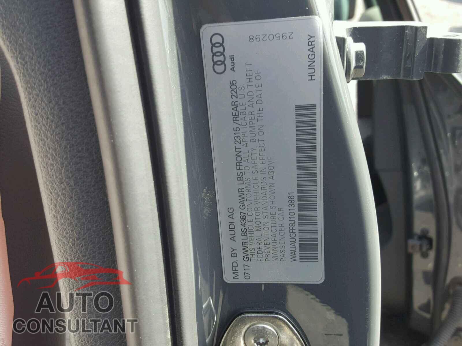 AUDI A3 2018 - WAUAUGFF8J1013861
