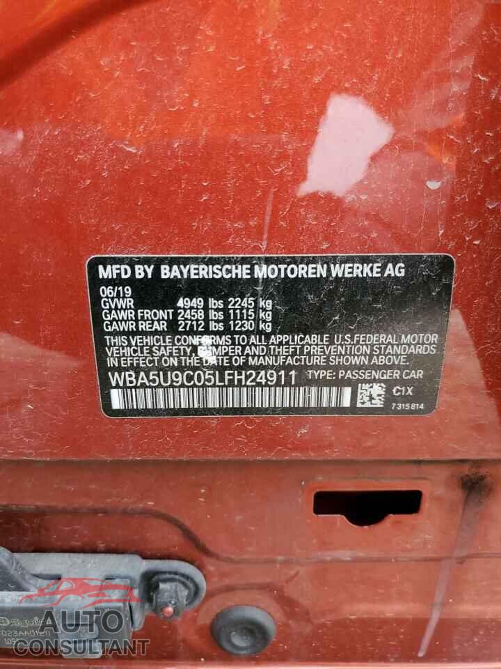 BMW M3 2020 - WBA5U9C05LFH24911