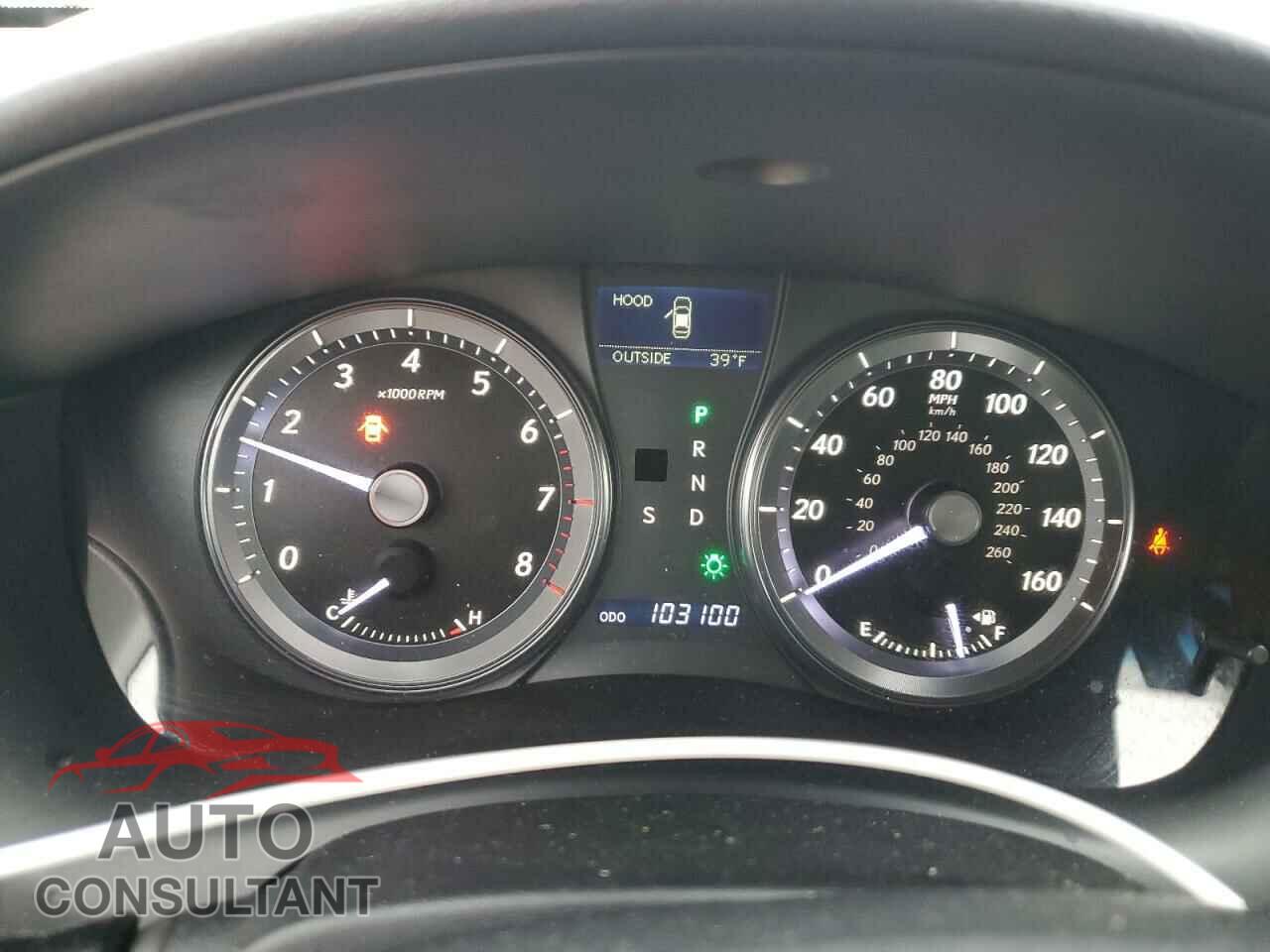 LEXUS ES350 2012 - JTHBK1EG6C2484388
