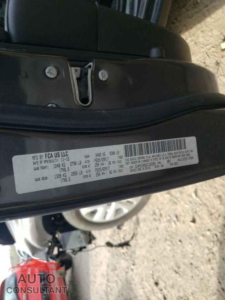 DODGE JOURNEY 2016 - 3C4PDCABXGT162283