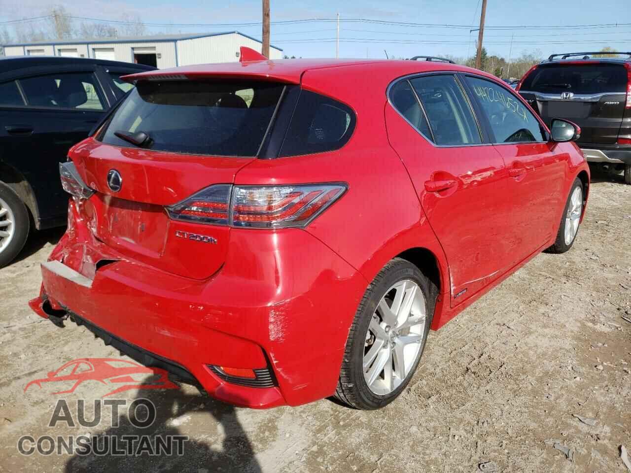 LEXUS CT 200 2016 - JTHKD5BH5G2266303