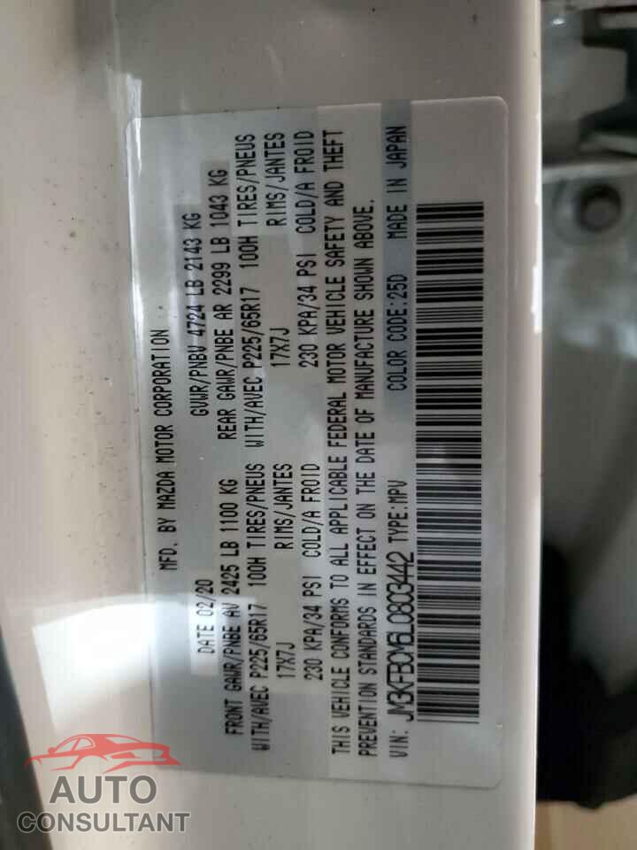 MAZDA CX-5 2020 - JM3KFBCM6L0803442