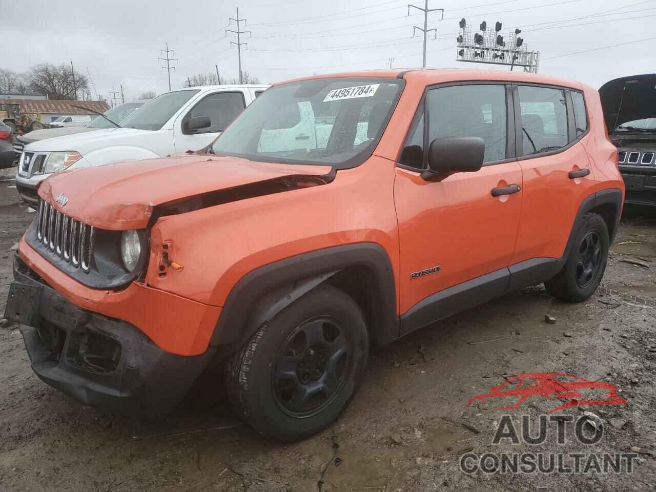 JEEP RENEGADE 2016 - ZACCJAAW9GPD80267