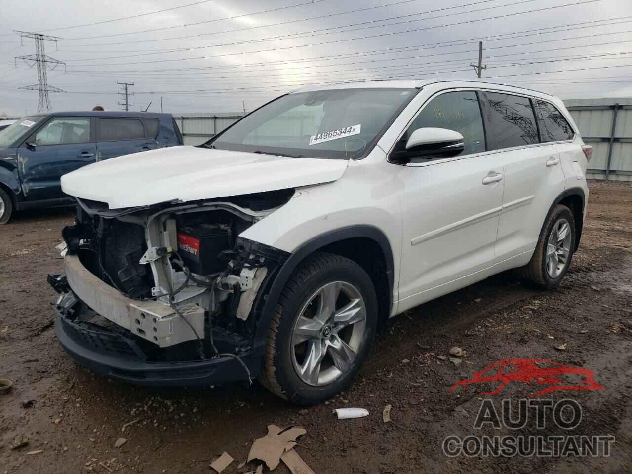 TOYOTA HIGHLANDER 2016 - 5TDDKRFH9GS278139