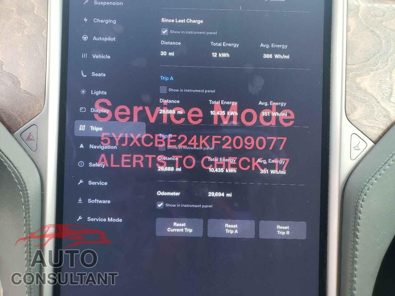 TESLA MODEL X 2019 - 5YJXCBE24KF209077