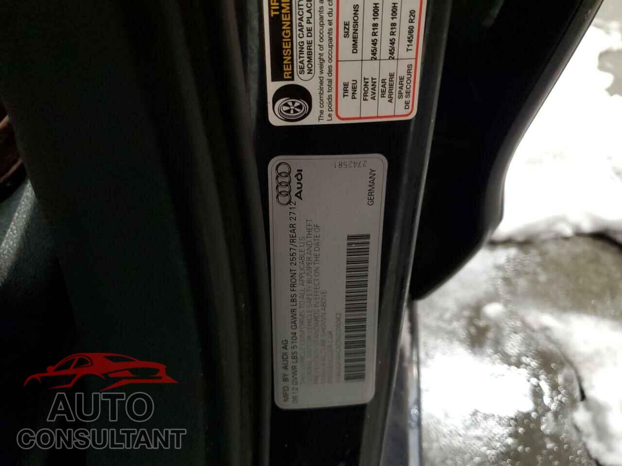 AUDI A6 2013 - WAUGFAFCXDN024042