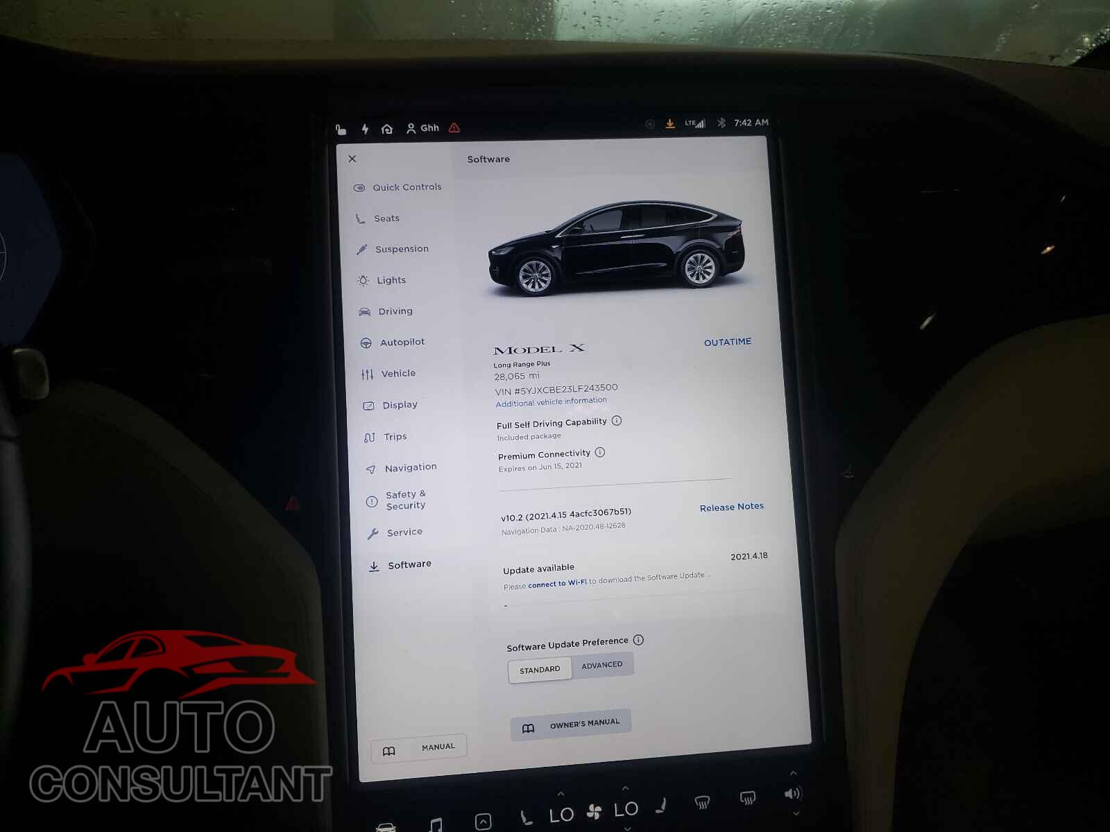 TESLA MODEL X 2020 - 5YJXCBE23LF243500
