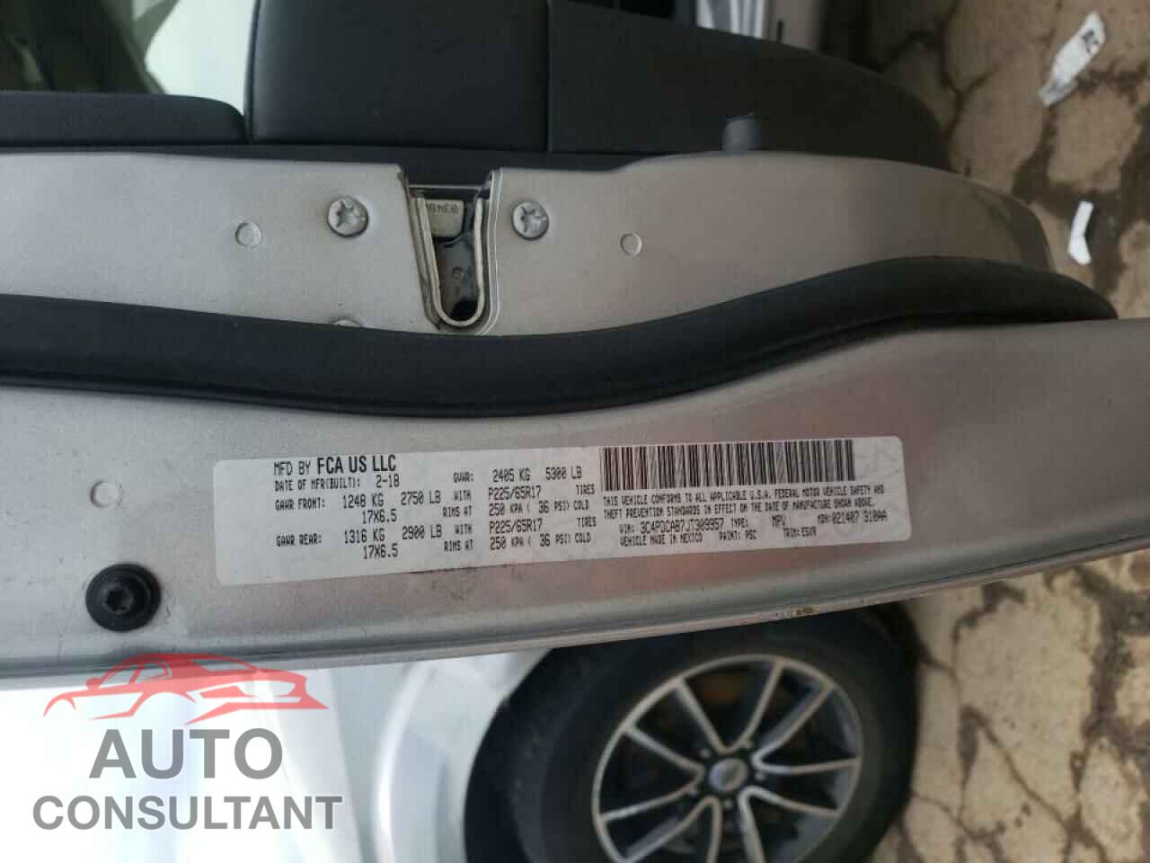 DODGE JOURNEY 2018 - 3C4PDCAB7JT309957