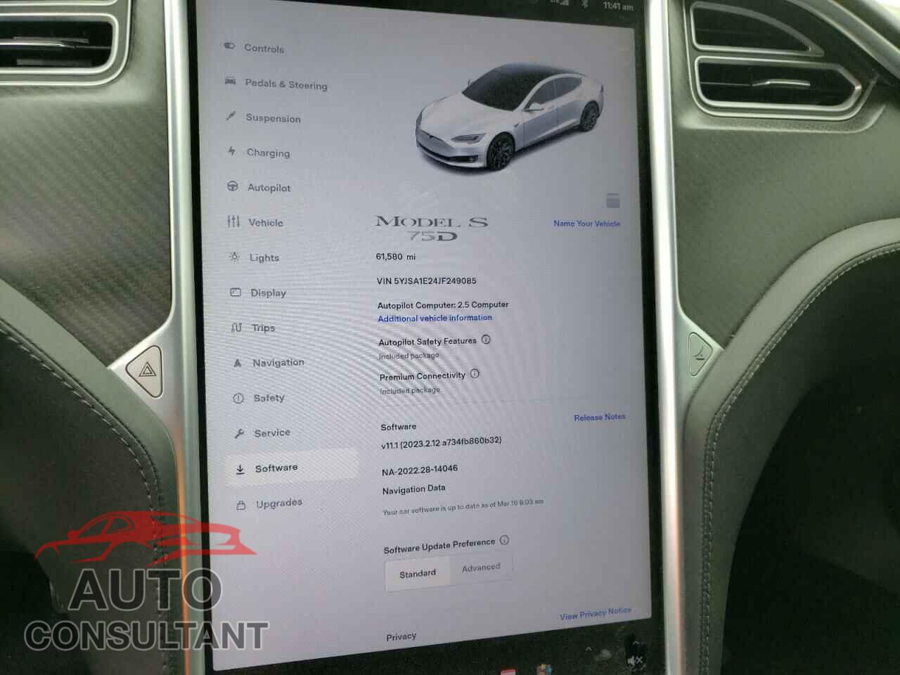 TESLA MODEL S 2018 - 5YJSA1E24JF249085