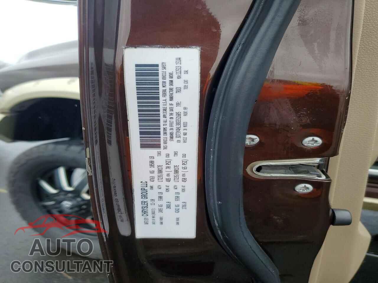 DODGE RAM 3500 2011 - 3D73Y4HL3BG551605