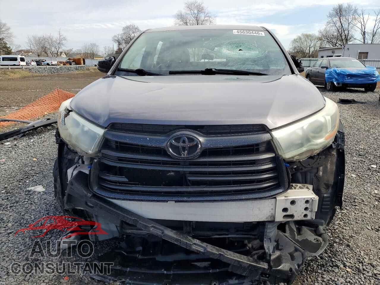 TOYOTA HIGHLANDER 2015 - 5TDBKRFH4FS114500