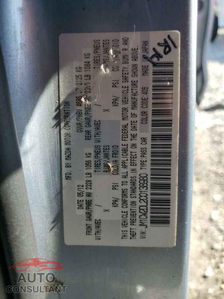 MAZDA 5 2012 - JM1CW2DL2C0138980