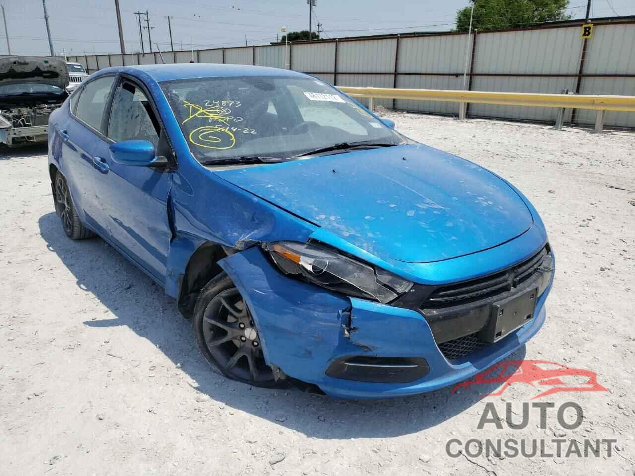 DODGE DART 2016 - 1C3CDFAA2GD625552