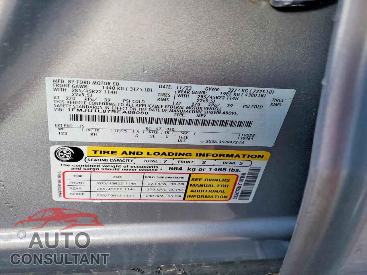 FORD EXPEDITION 2024 - 1FMJU1L87REA09080