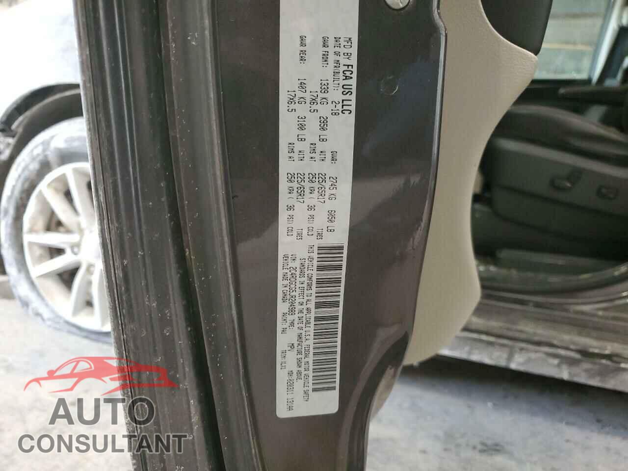 DODGE CARAVAN 2018 - 2C4RDGCG5JR204989