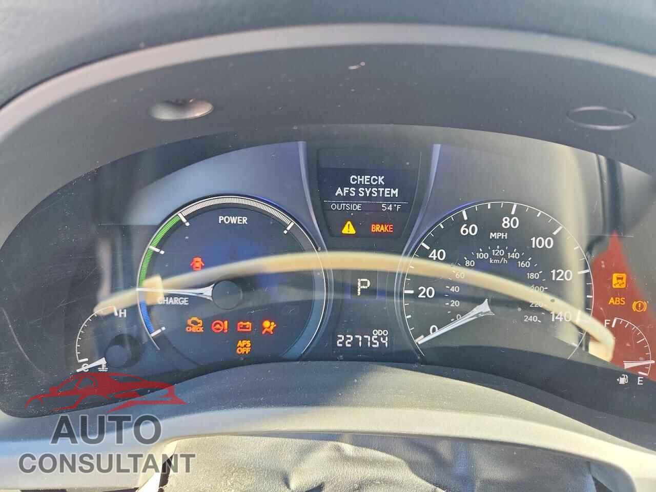 LEXUS RX450 2010 - JTJBC1BA9A2004353