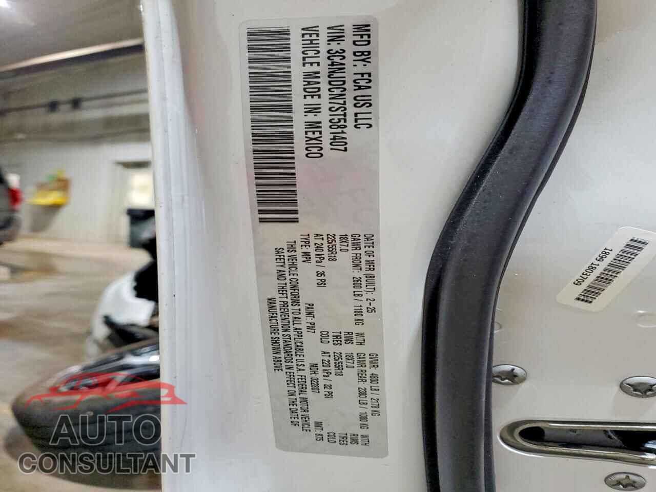 JEEP COMPASS 2025 - 3C4NJDCN7ST581407