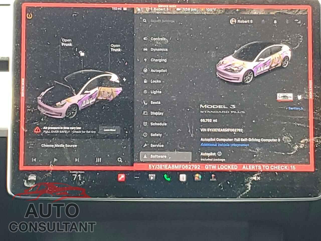 TESLA MODEL 3 2021 - 5YJ3E1EA8MF062792