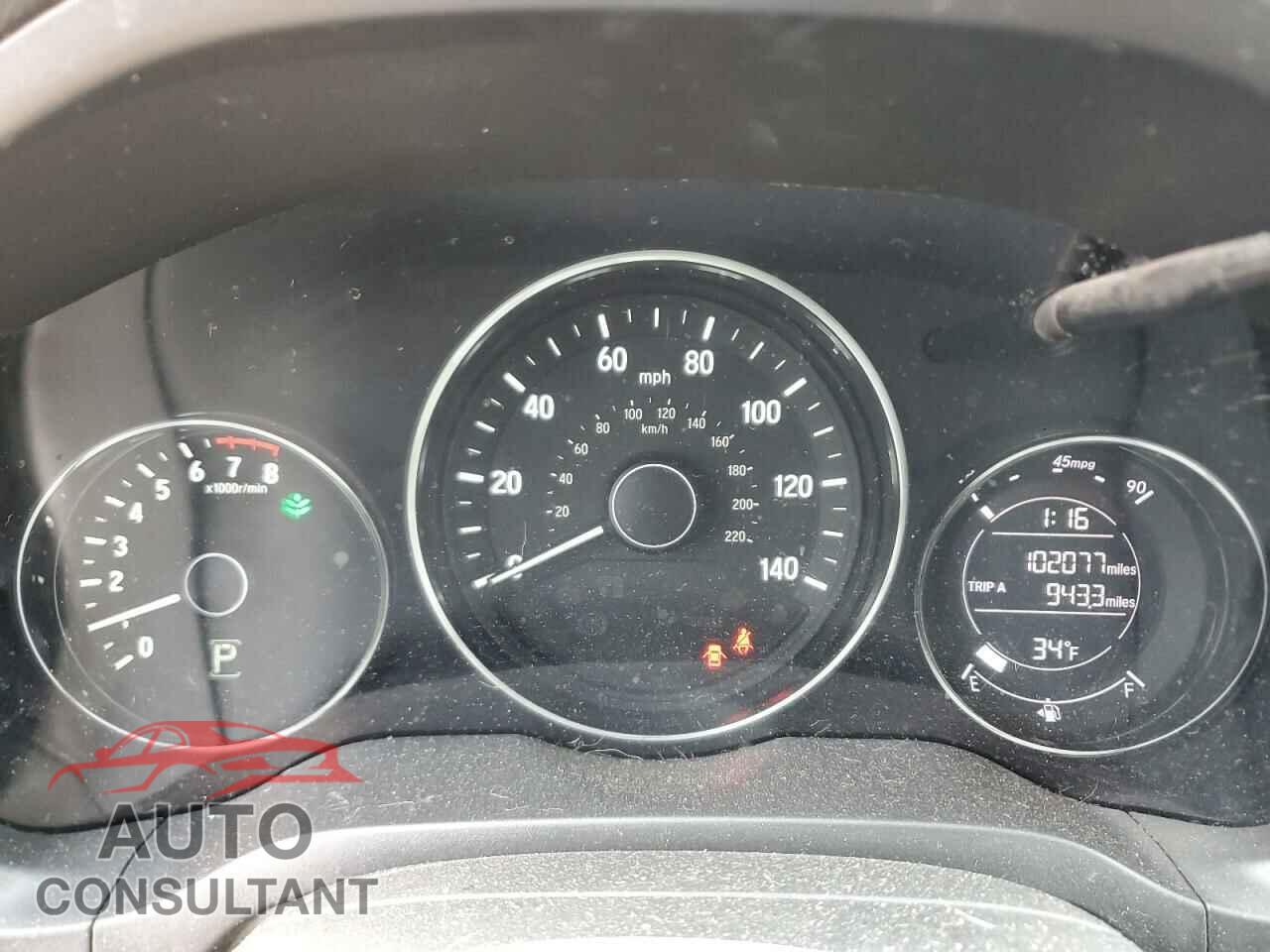 HONDA HR-V 2017 - 3CZRU6H50HM716043