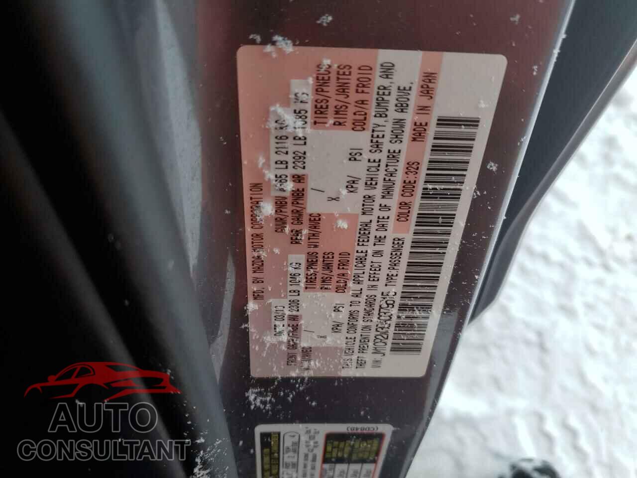MAZDA 5 2010 - JM1CR2W39A0379615