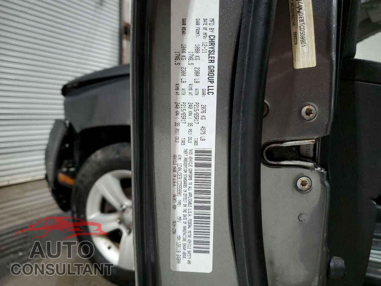 JEEP COMPASS 2012 - 1C4NJDEB1CD559901