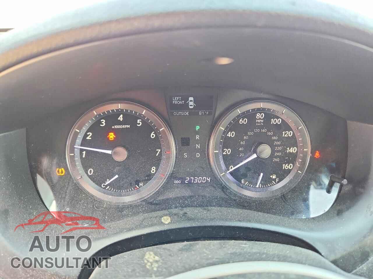 LEXUS ES350 2011 - JTHBK1EG3B2436491