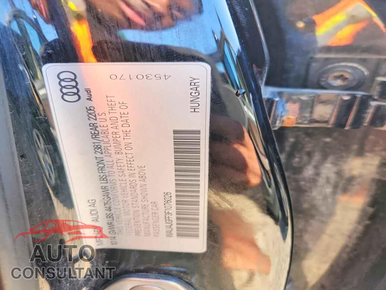 AUDI A3 2015 - WAUAJGFF3F1076026