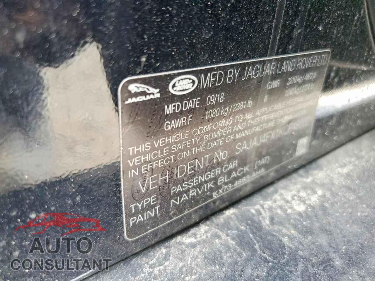 JAGUAR XE 2019 - SAJAJ4FX1KCP48000