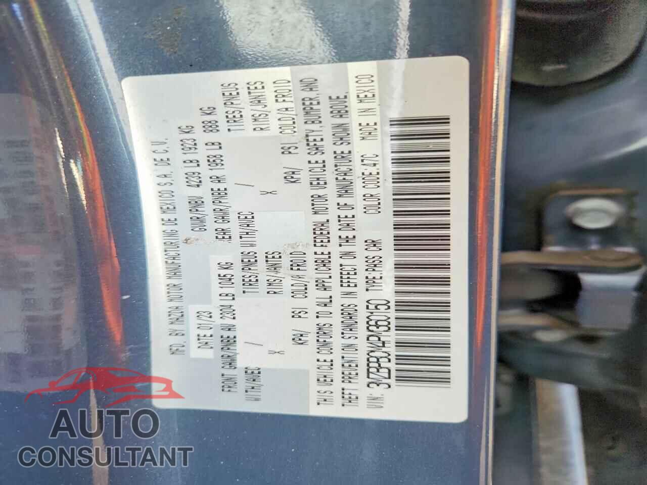 MAZDA 3 2023 - 3MZBPBCM4PM360150