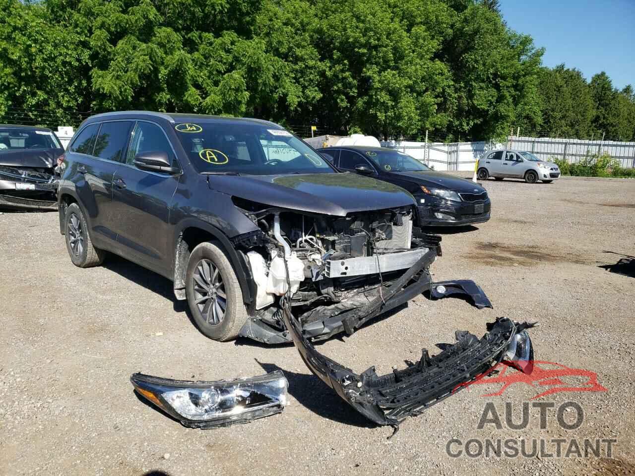 TOYOTA HIGHLANDER 2019 - 5TDJZRFH3KS729928