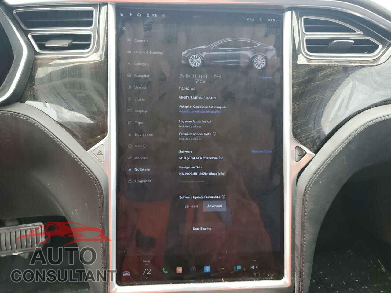 TESLA MODEL S 2016 - 5YJSA1E18GF146462